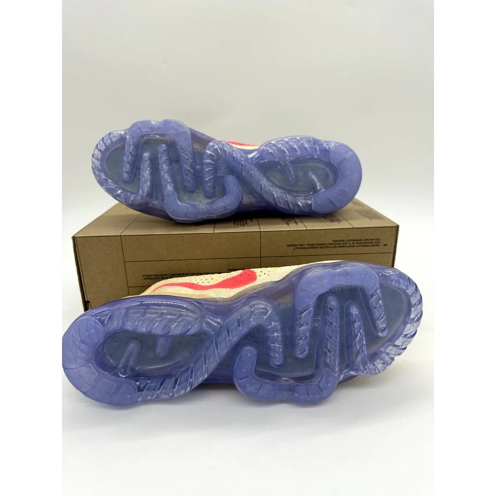 Nike Air VaporMax 2023 Flyknit Women's size 5.5 Tan Blue running shoe DV6840 200 - Picture 3 of 6